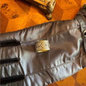 🖤 Frieda Rothman Wide Pavé Band Ring – Signature Industrial Luxe Style